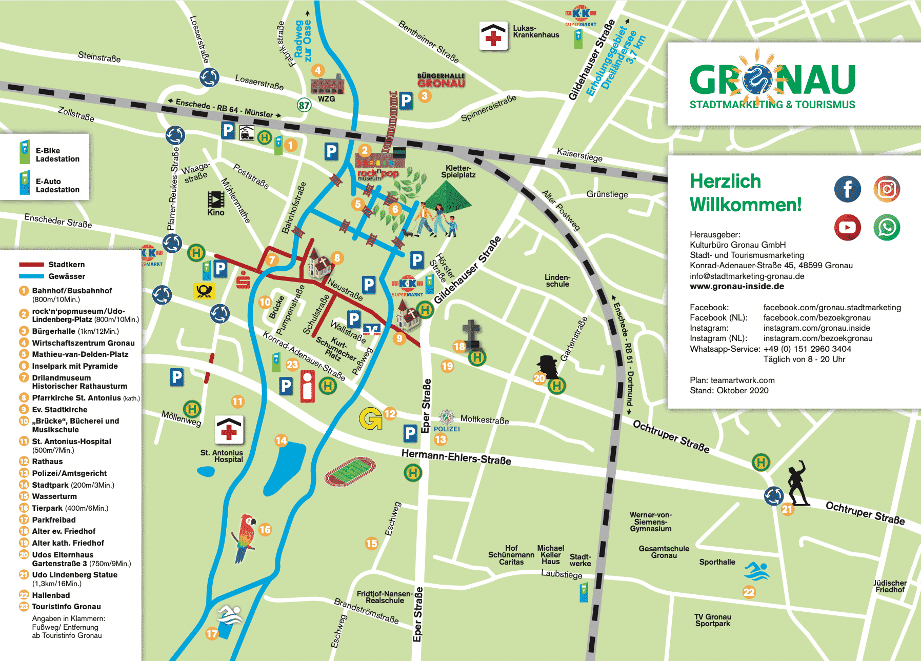Stadtplan - Gronau Inside
