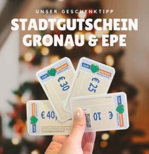 Stadtgutschein individuell gestalten