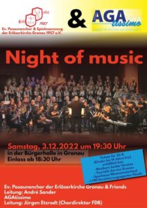 Night of music - Ev. Posaunenchor der Erlöserkirche @ Bürgerhalle | Gronau (Westfalen) | Nordrhein-Westfalen | Deutschland