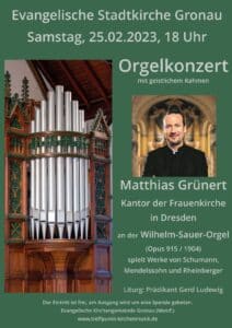 Orgelkonzert mit geistlichem Rahmen @ Ev. Stadtkirche Gronau | Gronau (Westfalen) | Nordrhein-Westfalen | Deutschland
