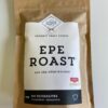 Braune Kaffeetüte mit weißem Etikett der Marke „Lenis Coffee Family“. Der Aufdruck lautet: „EPE ROAST – Aus dem Münsterland“. Unten steht: „Bio Filterkaffee – vollmundig, aromatisch“. Auf dem Etikett befindet sich das Logo der Regionalwert AG Münsterland.