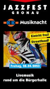 K+K Musiknacht @ Festplatz vor der Bürgerhalle, Bürgerhalle, Spinnerei & cook'n'roll | Gronau (Westfalen) | Nordrhein-Westfalen | Deutschland