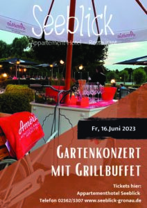 Gartenkonzert mit BBQ am Dreiländersee @ Hotel Restaurant Seeblick | Gronau (Westfalen) | Nordrhein-Westfalen | Deutschland