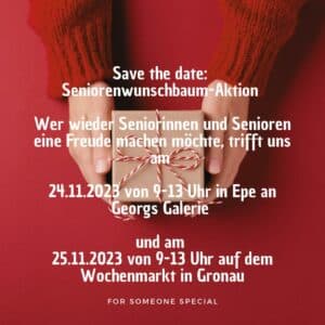 Seniorenwunschbaum-Aktion @ Georgs Galerie | Gronau (Westfalen) | Nordrhein-Westfalen | Deutschland