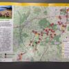 Route entlang der Knotenpunkte auf einer Karte mit einem Infotext zu der Strecke und der Emsflower Erlebniswelt.