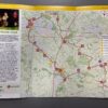 Die Route entlang der Knotenpunkte auf einer Karte und einem Infotext über die Strecke