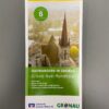 Vorderseite des Radwanderflyers "Grüne Aue-Rundtour" mit einem Bild der St. Agatha-Kirche in Epe