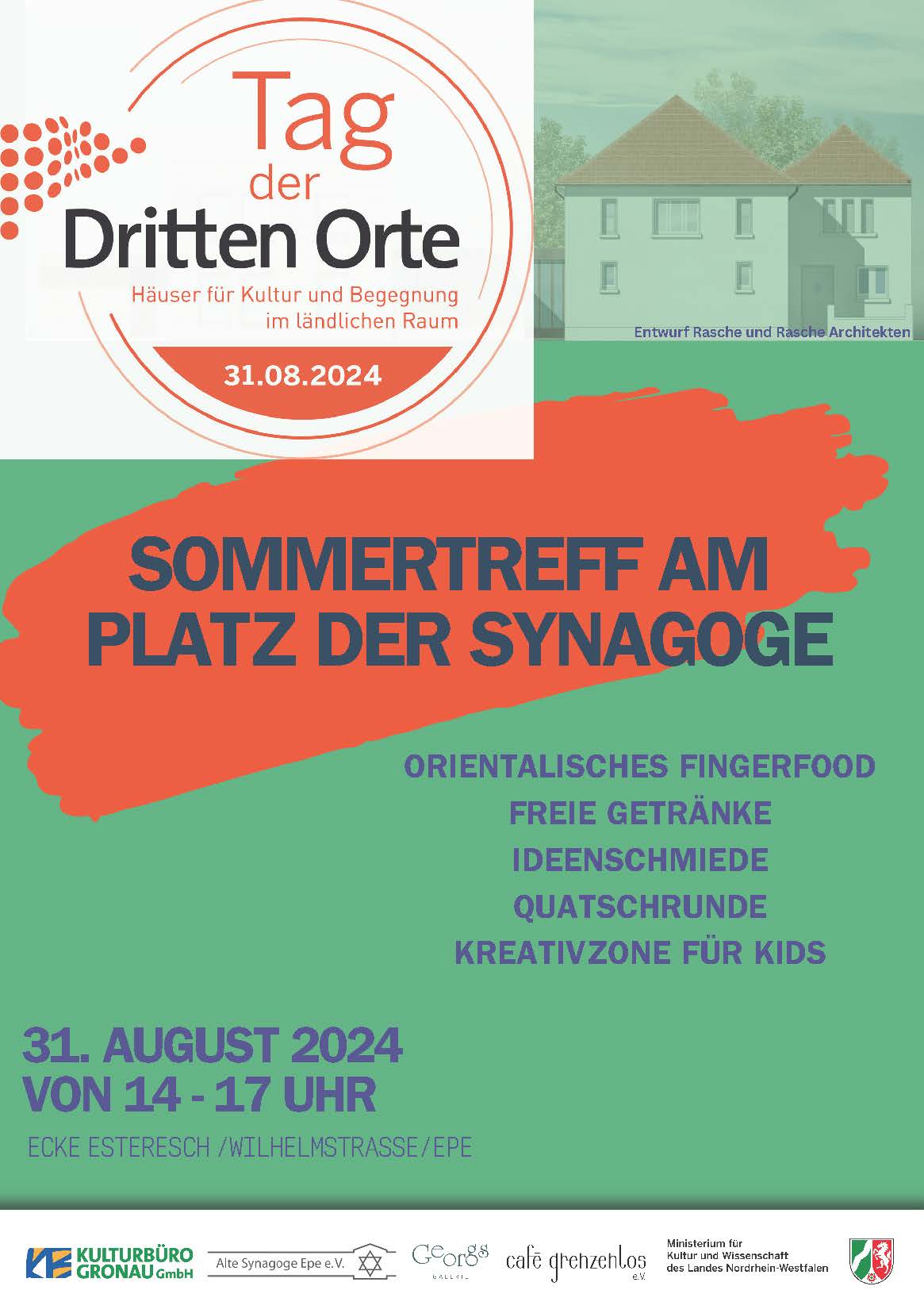 Sommertreff am Platz der Synagoge am 31.8.2024 - Tag der Dritten Orte