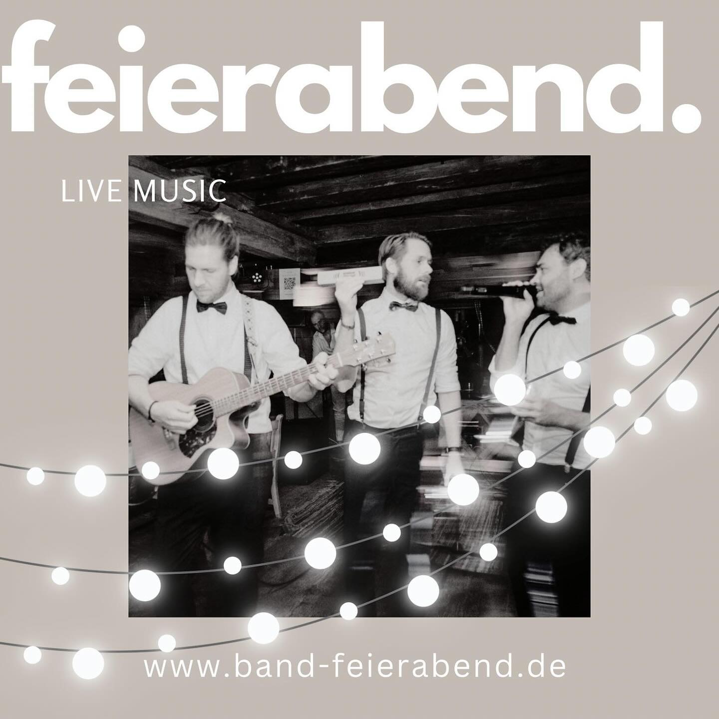 Band feierabend. Live Music. Max, Olli & Daniel