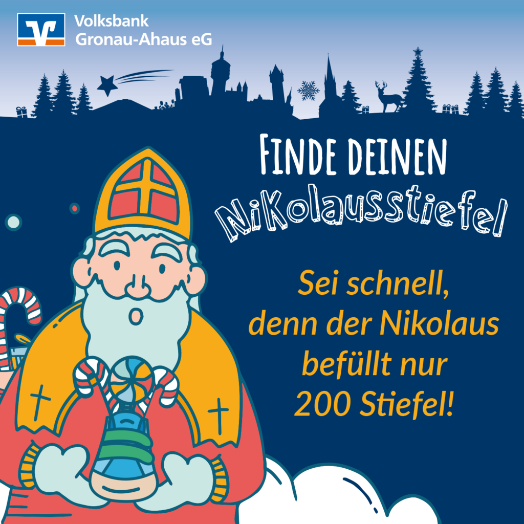 Finde deinen Nikolausstiefel