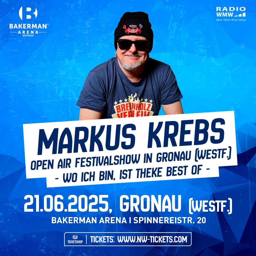 Markus Krebs - Open Air Festivalshow in Gronau am 21.6.25