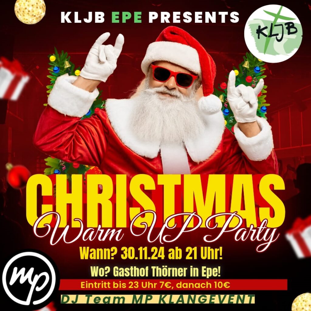 Christmas Warm Up Party - DJ Team MP KLANGEVENT