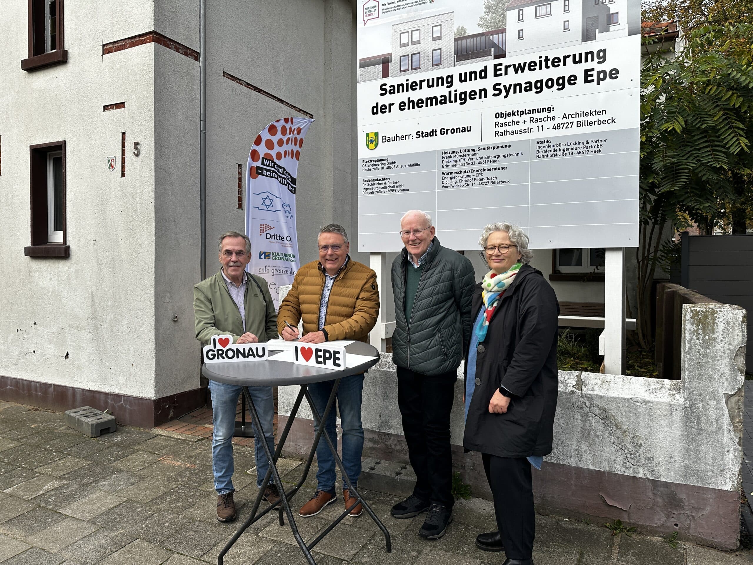 Unterzeichnung des Letter of Intent