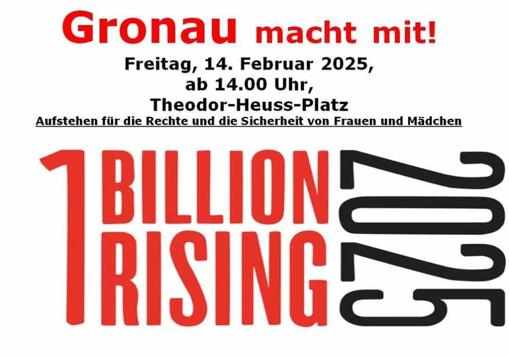 Infoblatt "One Billion Rising"