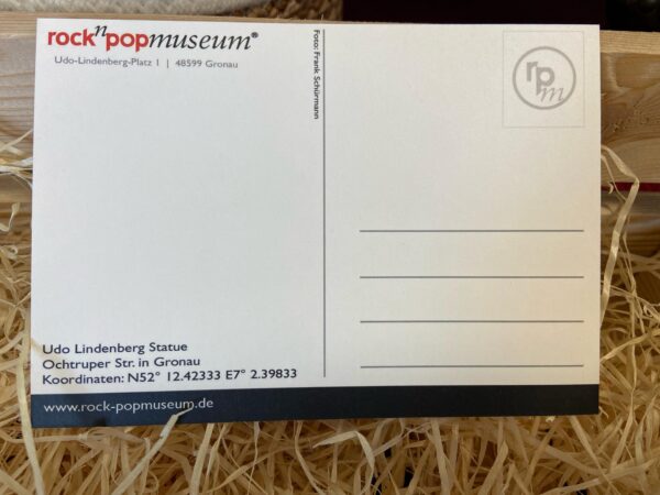 Postkarte Udo Lindenberg-Statue – Bild 3